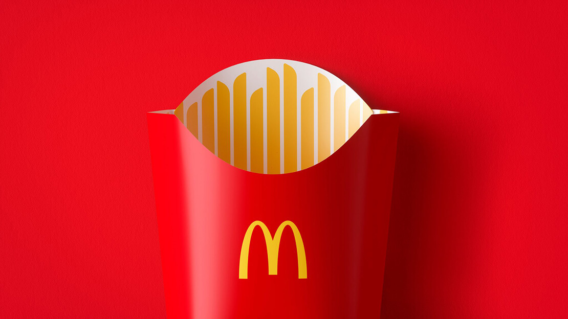 Пример дизайна упаковки компании McDonald’s